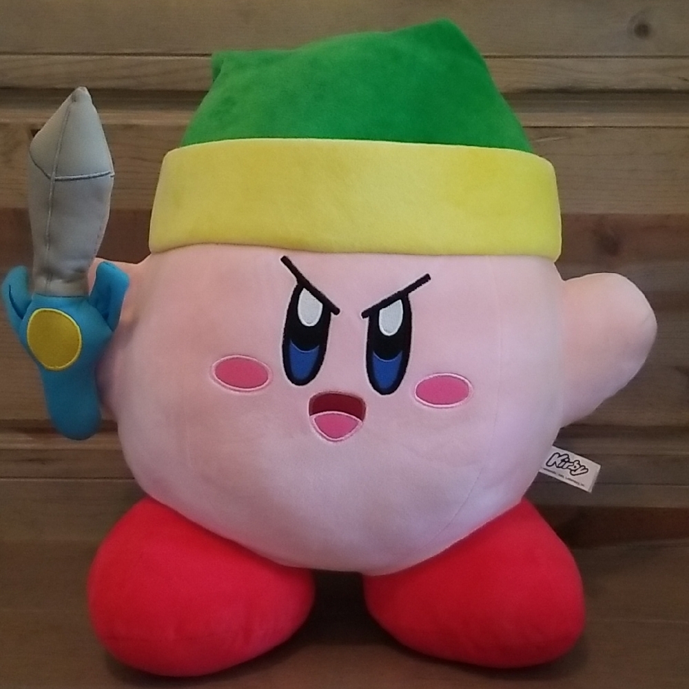 Nintendo Kirby with Sword Jumbo 16” Plush